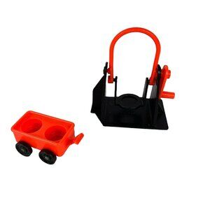 Vintage Fisher Price Little People Swing Wagon Replacement Parts Broken Edge